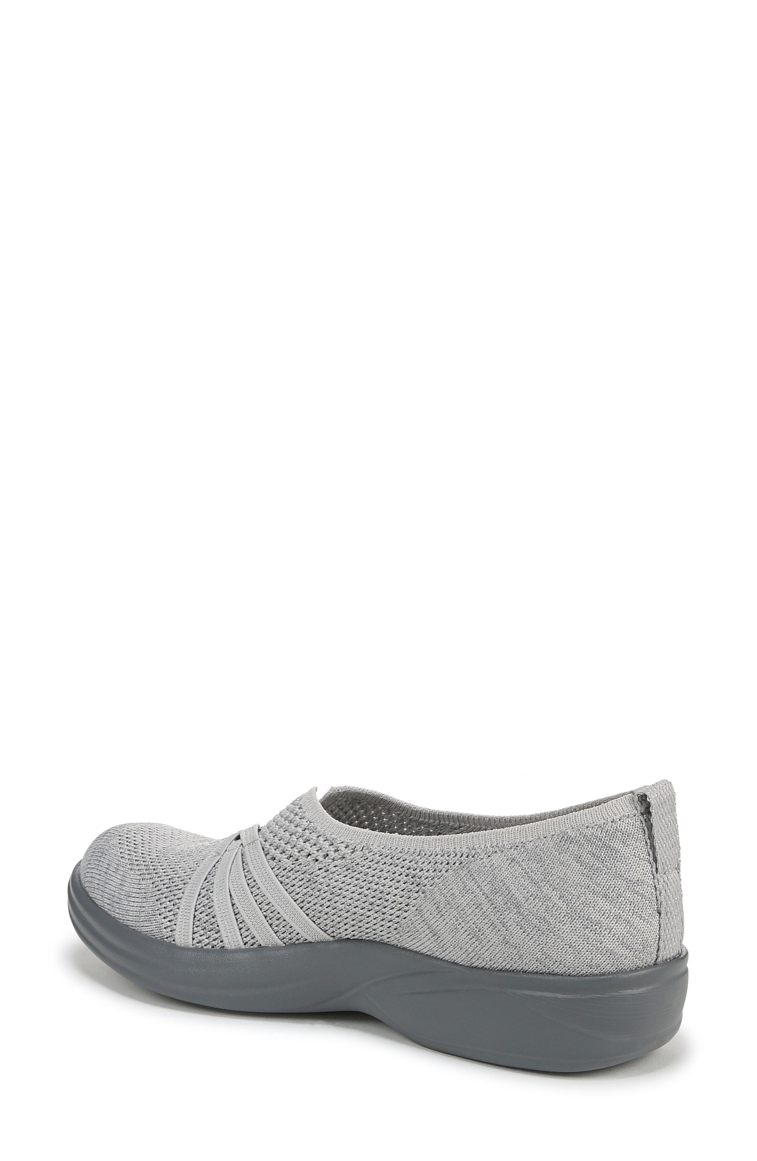Niche Knit Slip-On Sneaker - Wide Width Available, Alternate, color, GREY KNIT