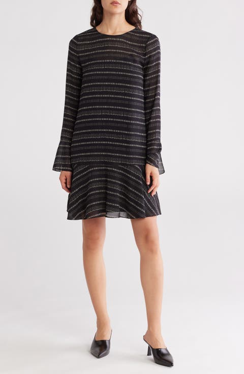 Marah Long Sleeve Silk Dress