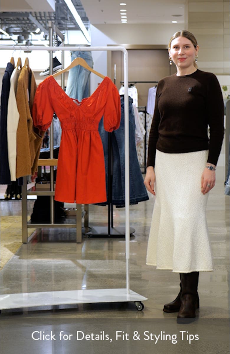 Astrid Puff Sleeve Minidress, sales video thumbnail