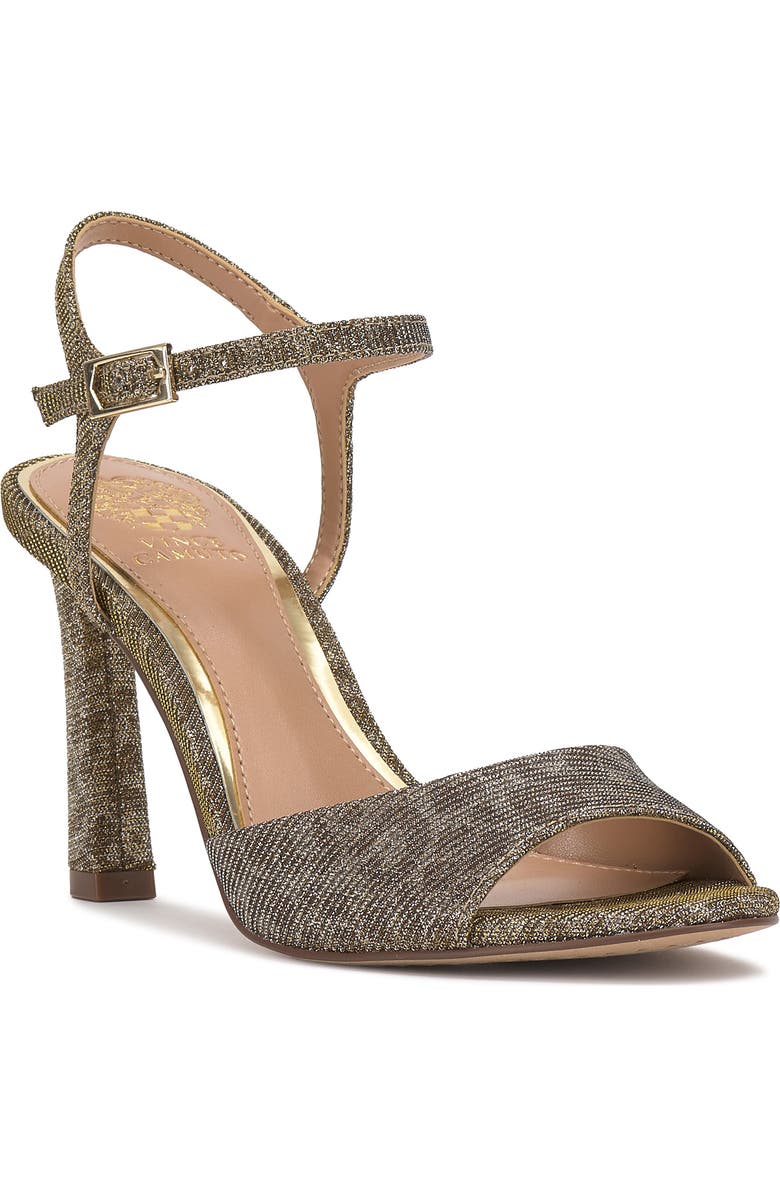 Vince Camuto Lilah Ankle Strap Sandal, Main, color, Light Bronze