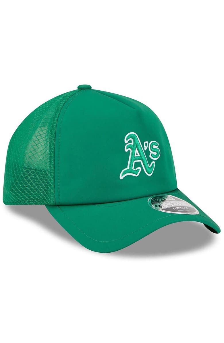 New Era Men's New Era Kelly Green Athletics 2026 Batting Practice Alternate Apex 9FORTY Adjustable Hat, Alternate, color, Kelly Green