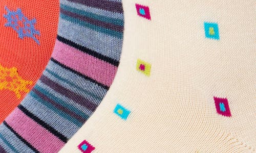 Lorenzo Uomo Assorted 3-pack Crew Socks In Multi