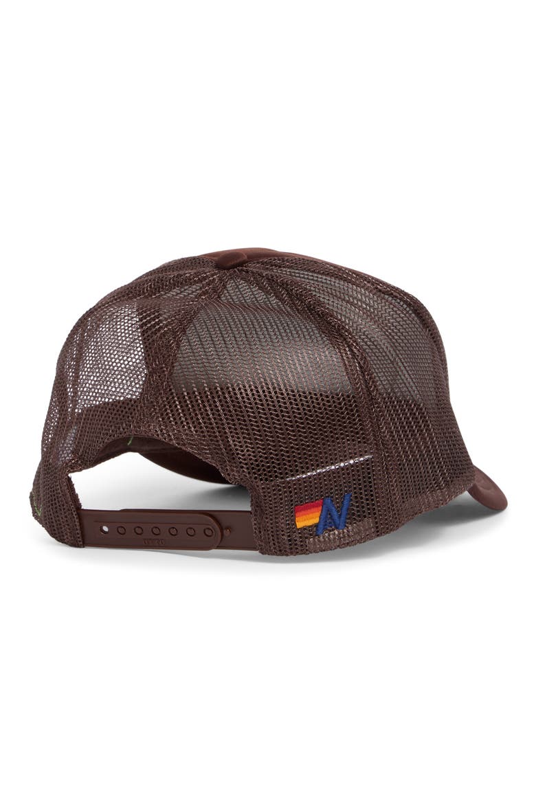 Signature Trucker Hat, Alternate, color, BROWN
