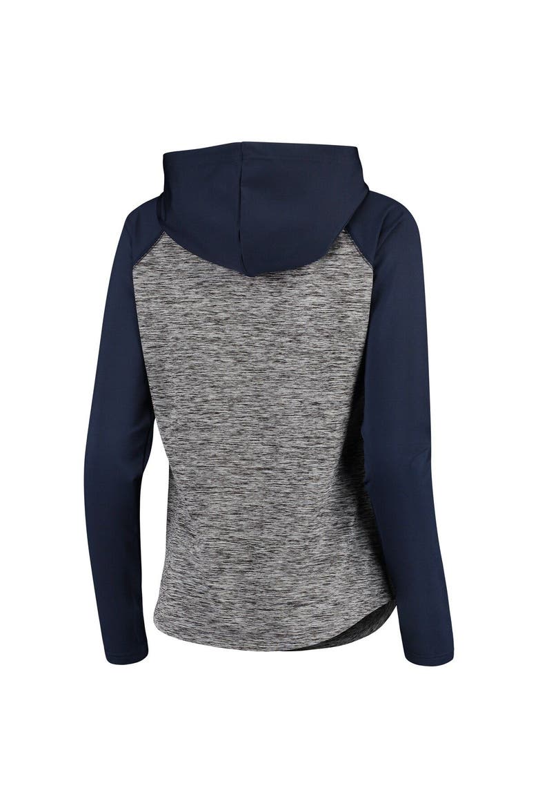 Women's G-III 4Her by Carl Banks Heathered Gray/Navy New England Patriots Championship Ring Pullover Hoodie, Alternate, color, Heather Gray