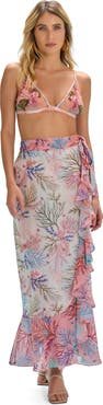 PatBO Seaweed Beach Skirt