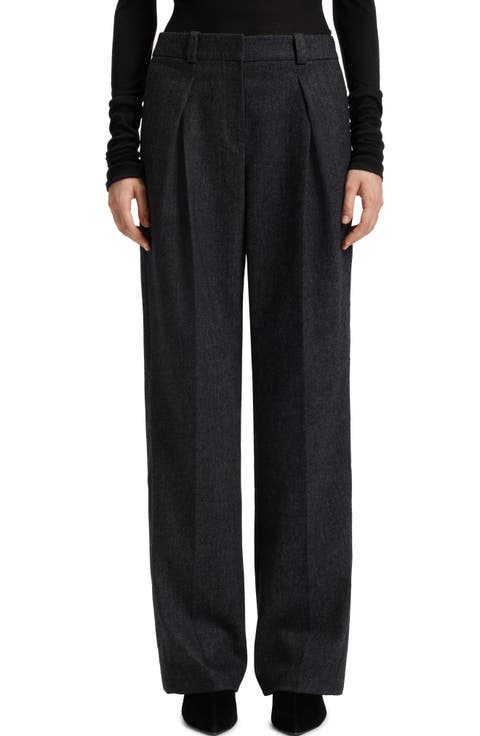 Taflong Pleat Wide Leg Pants
