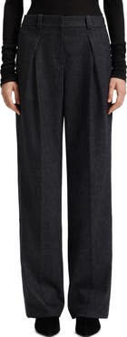 BOSS Orange Taflong Pleat Wide Leg Pants