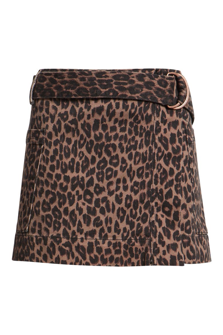 Deanna Belted Skirt, Alternate, color, BROWN NALA