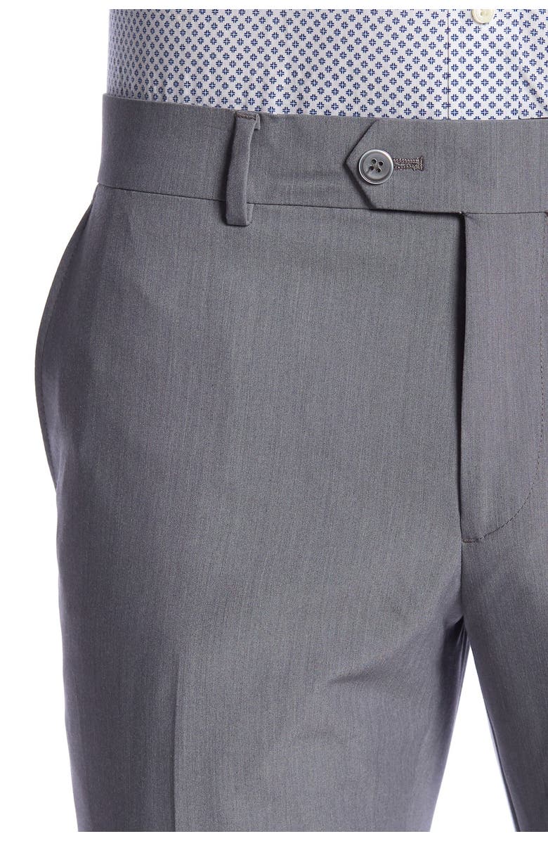 SAVILE ROW CO Essex Grey Slim Fit Bi-Stretch Suit Separate Pants - 30-34" Inseam, Alternate, color,