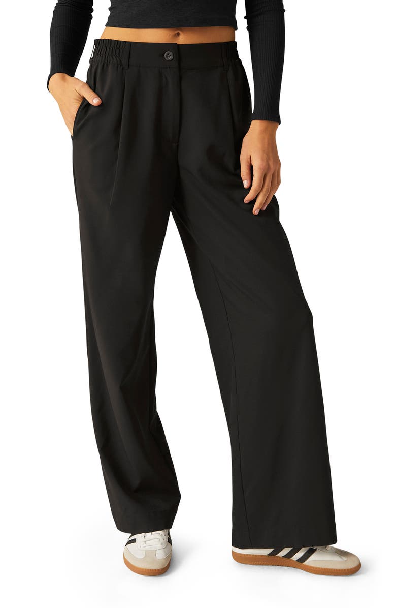 Beyond Yoga Status Trousers, Main, color, Black
