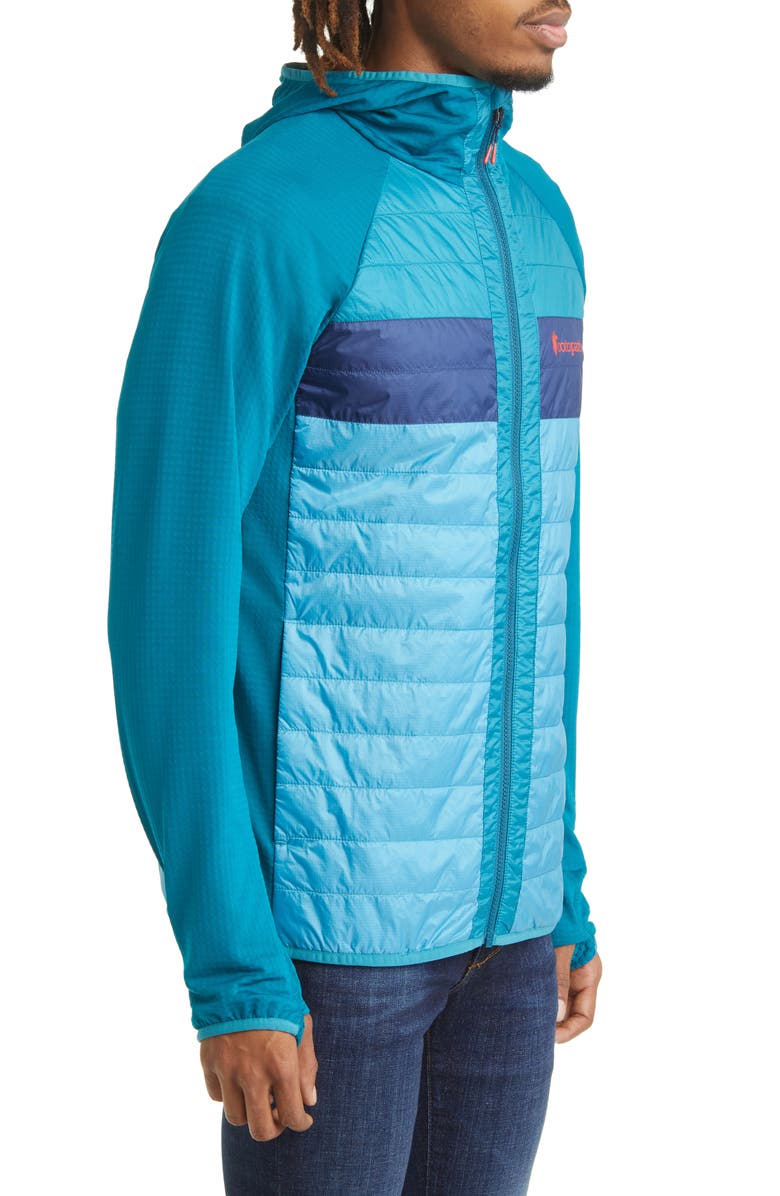 Cotopaxi Capa Hybrid Water-Repellent Hooded Packable Puffer Jacket, Alternate, color,