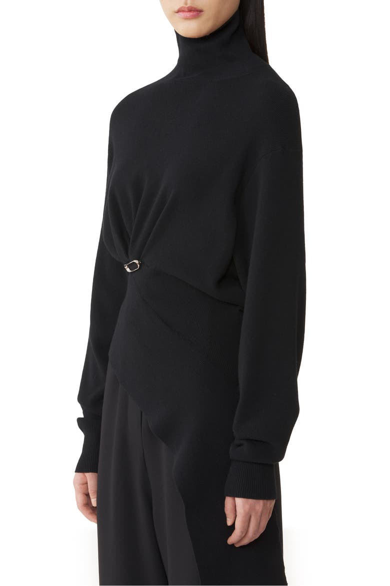 Wool And Cashmere Sweater, Alternate, color, Black