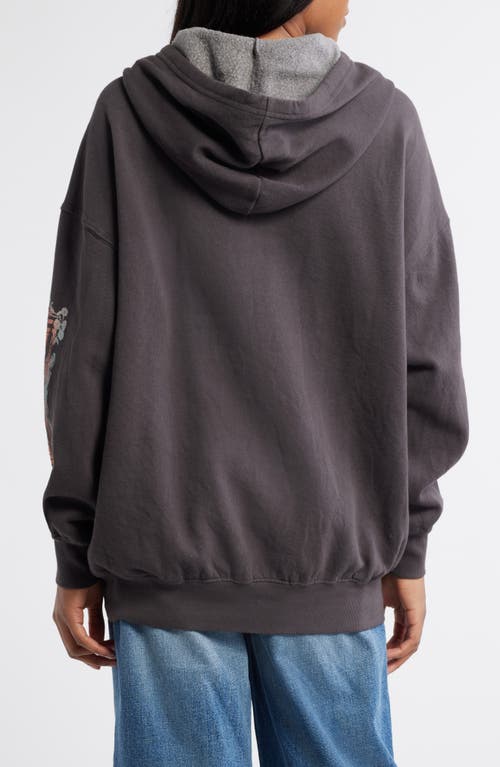 BILLABONG BILLABONG RHYTHM OVERSIZE FLEECE GRAPHIC HOODIE 