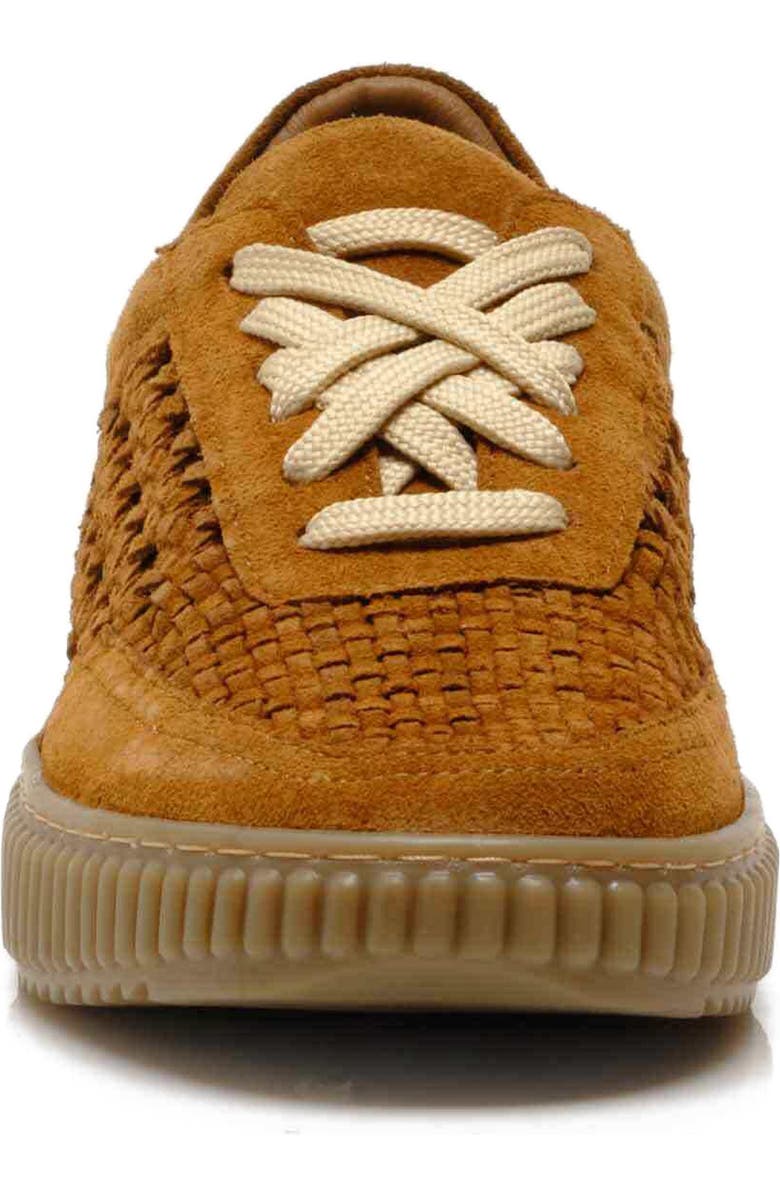 Free People Wimberly Woven Sneaker, Alternate, color, Tan Suede