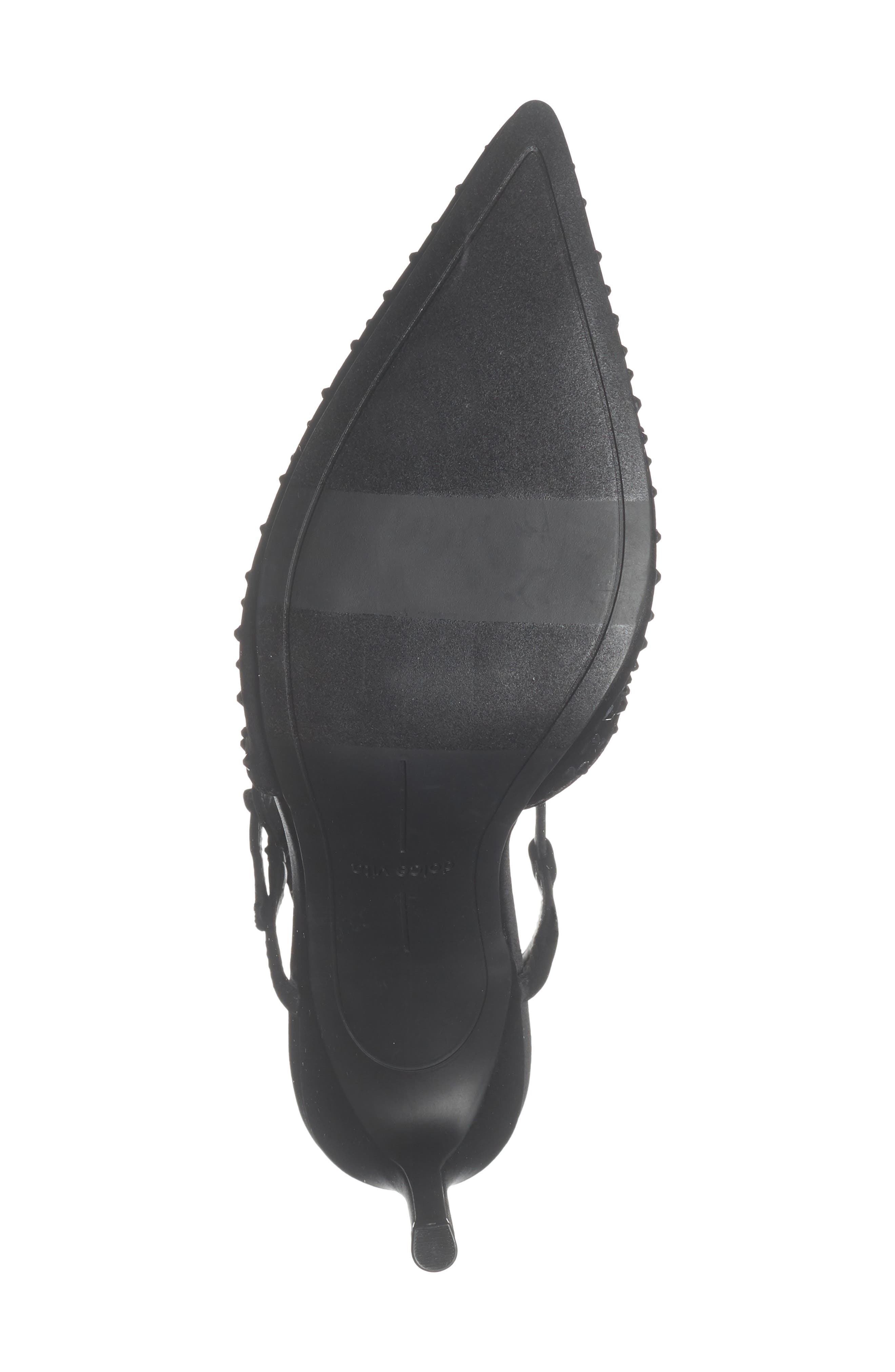Dolce Vita Karly Embellished Pump, Alternate, color, Black Crystal Satin