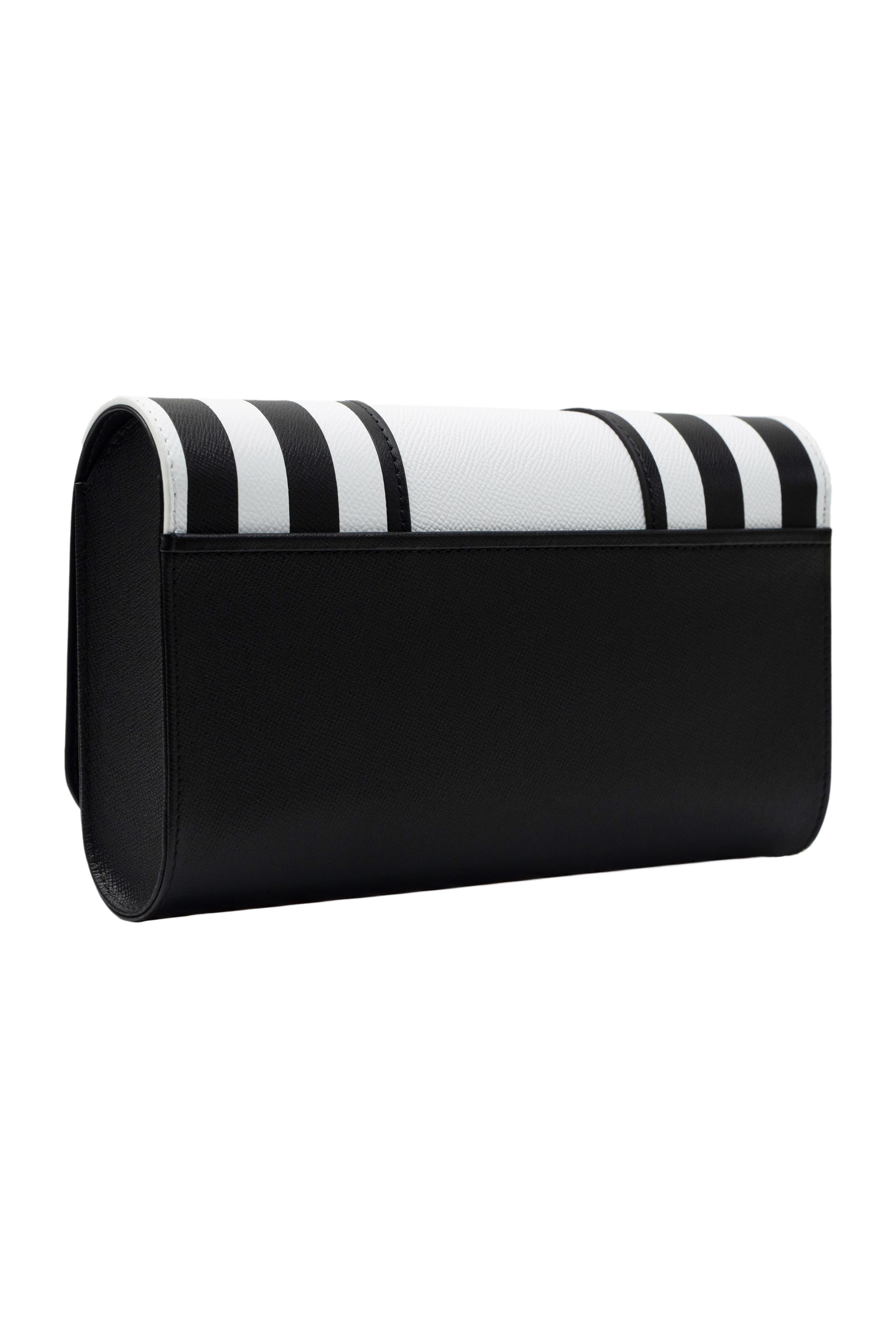 PERRIN PARIS Lolita Clutch, Alternate, color, Black White Caramel