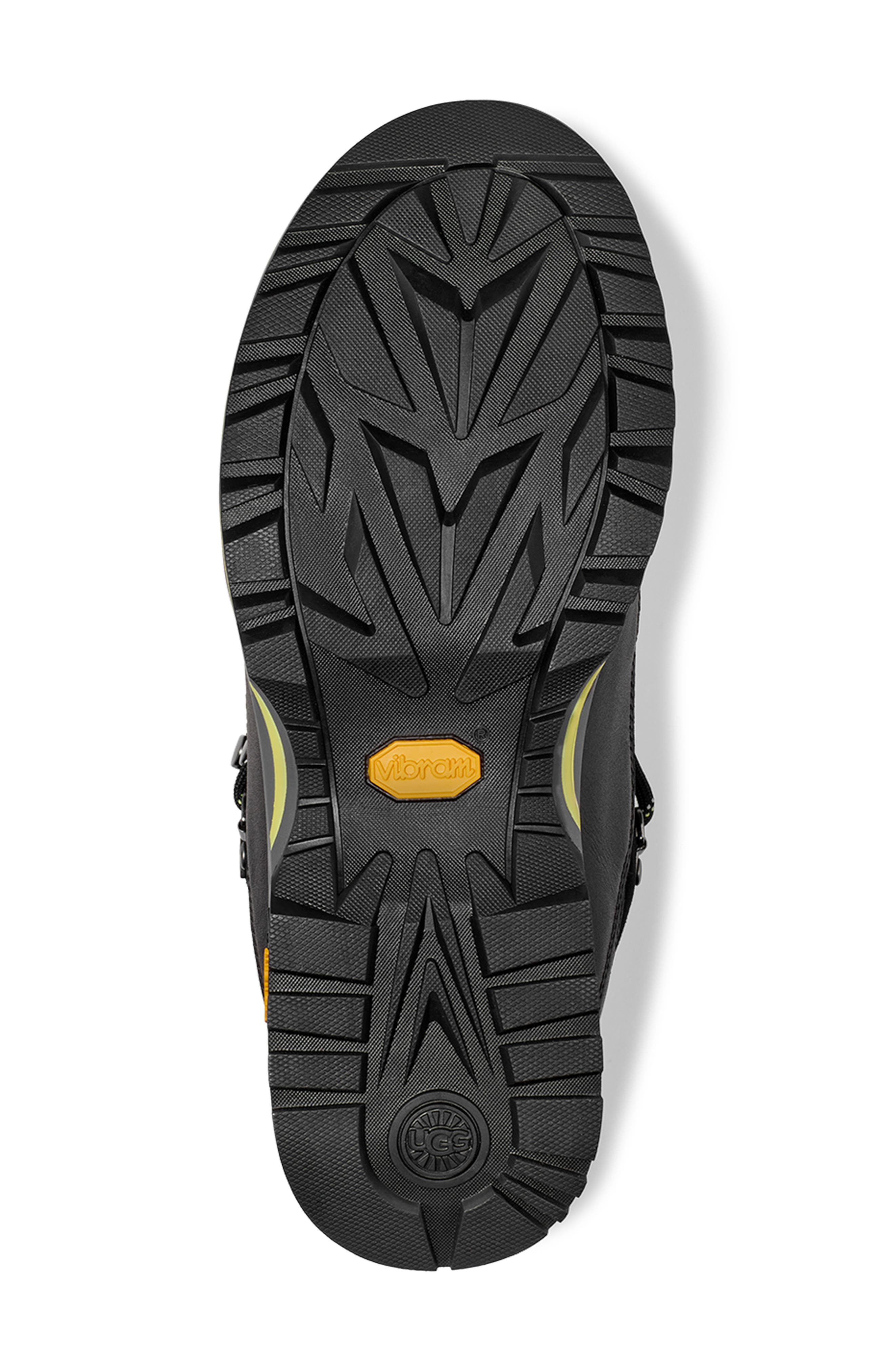 UGG<sup>®</sup> Brecken Waterproof Lace-Up Boot, Alternate, color, Black