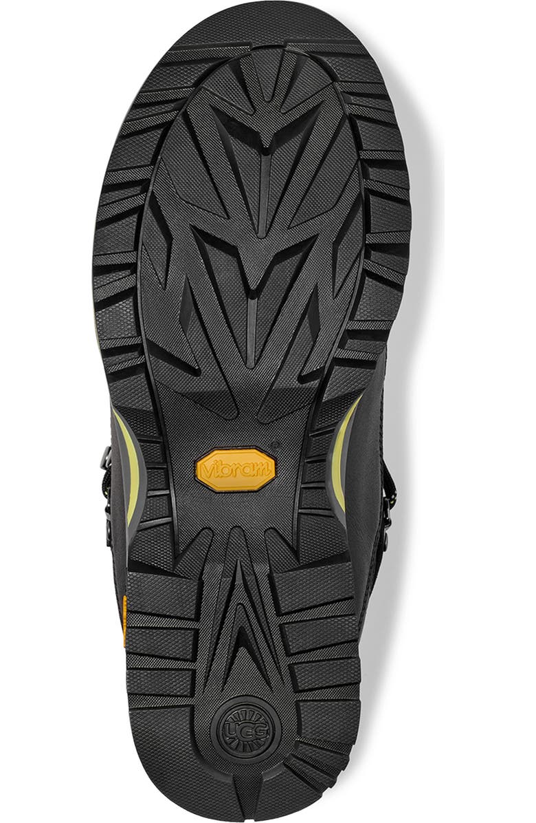 UGG<sup>®</sup> Brecken Waterproof Lace-Up Boot, Alternate, color, Black