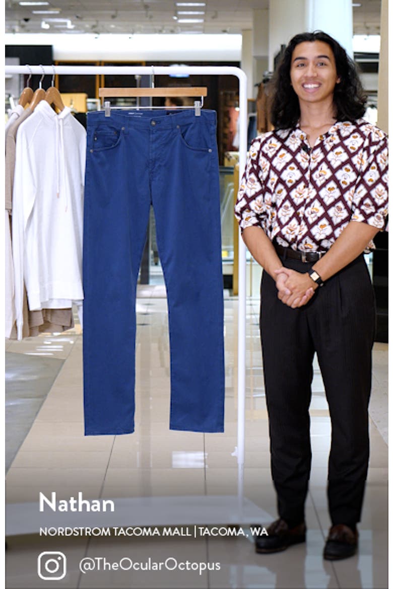 SUD Print Slim Straight Leg Pants video