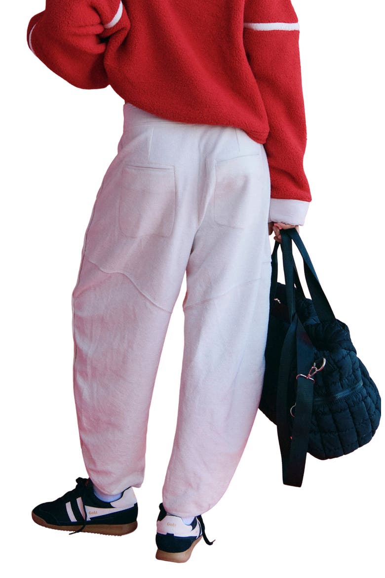 FP Movement Timko Cotton Blend Crop Pants, Alternate, color, WHITE