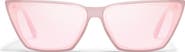 QUAY Bad Habit 65mm Cat Eye Sunglasses