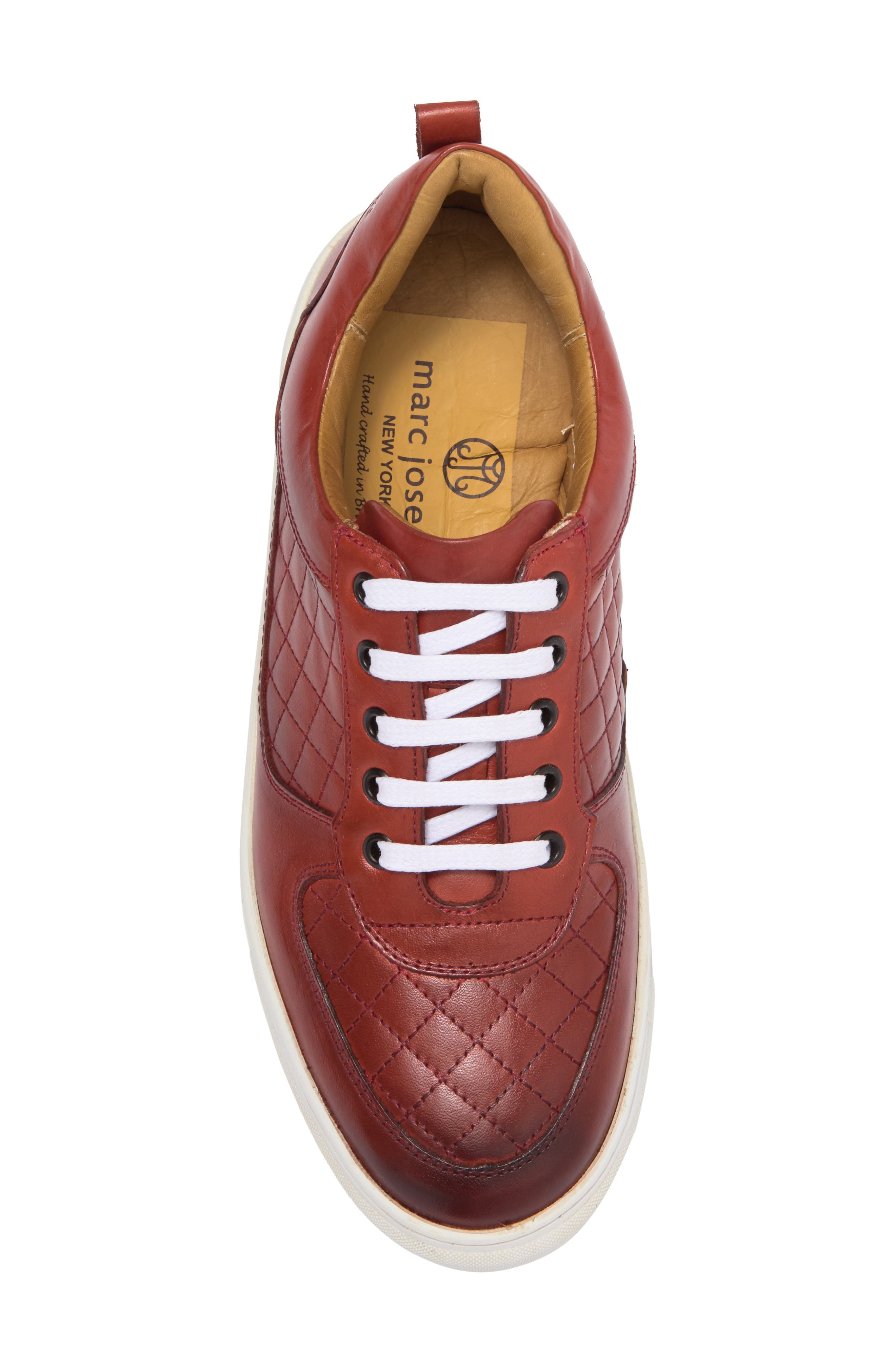 Marc Joseph New York Everett Quilted Leather Sneaker, Alternate, color, 