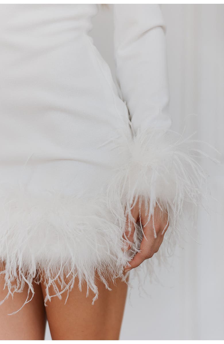 Untamed Petals Clara Mini Dress, Alternate, color, Ivory