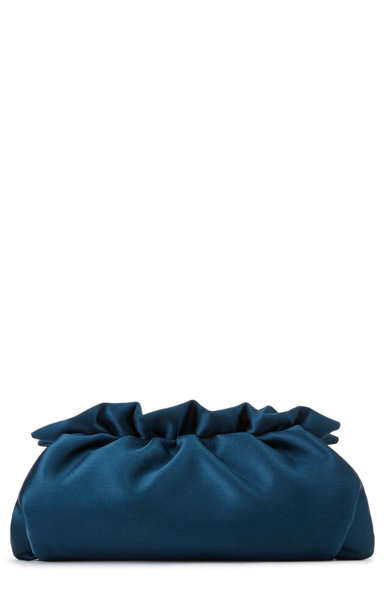 Lafayette 148 New York Satin Pochette Clutch, Main, color, 