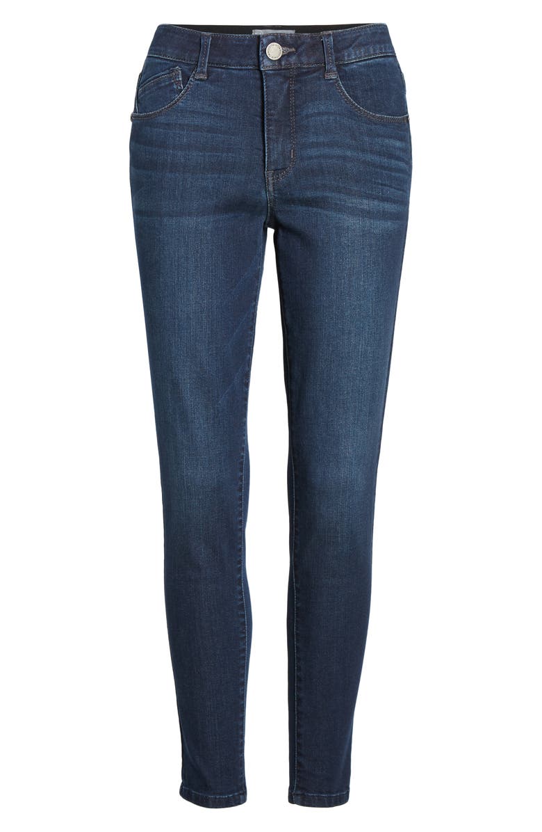 Wit & Wisdom Ab-Solution High Rise Ankle Skinny Jeans, Alternate, color, 