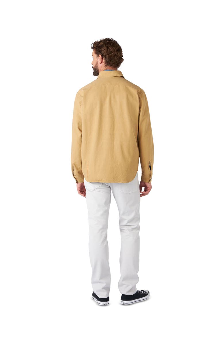 Fortela Kenny Cotton Overshirt, Alternate, color, Camel