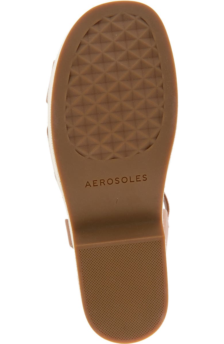 Aerosoles Chabella Platform Sandal, Alternate, color, Tan Leather