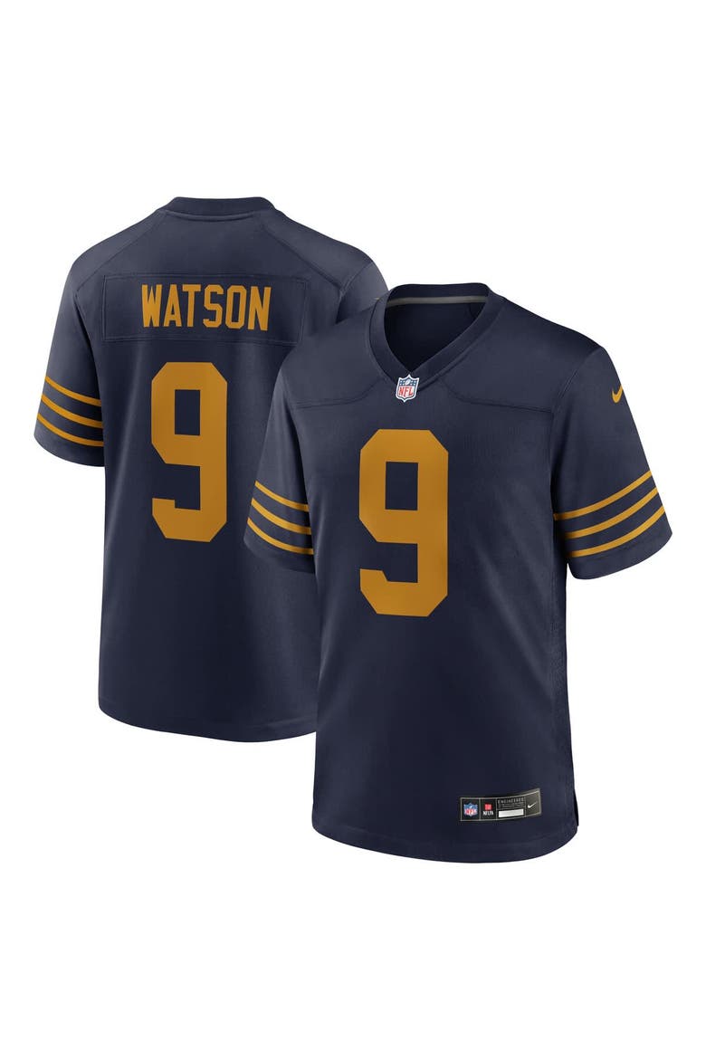 Men's Nike Christian Watson Navy Green Bay Packers The 1923 Classic Game Jersey, Alternate, color, Navy