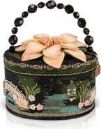 Mary Frances Accessories Floating Lotus Top Handle Handbag