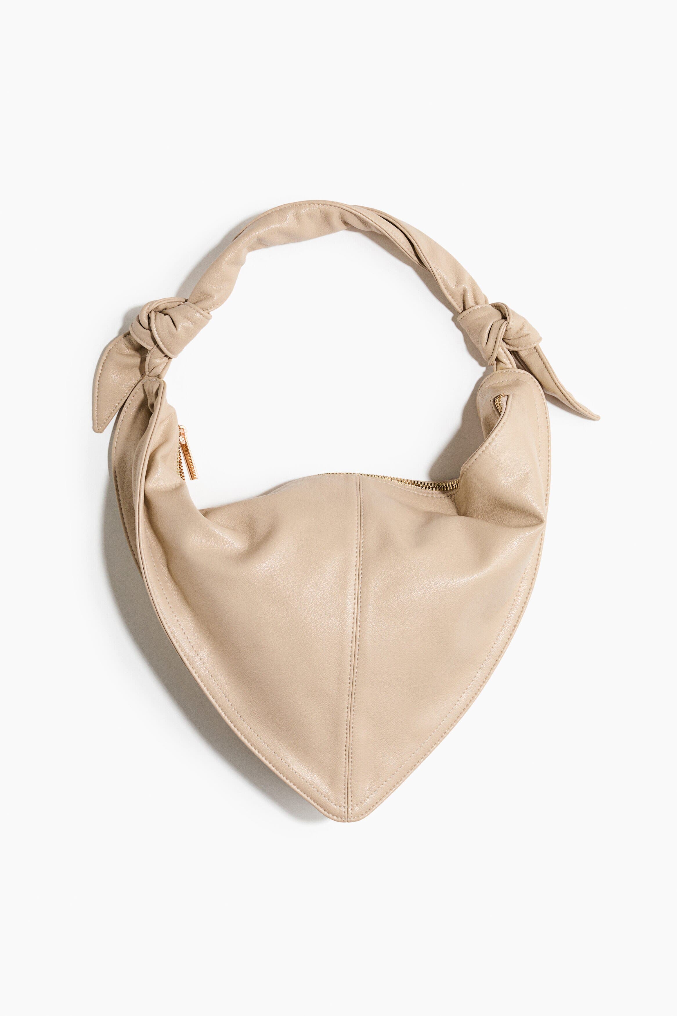 Scarf-look Shoulder Bag, Alternate, color, Light beige