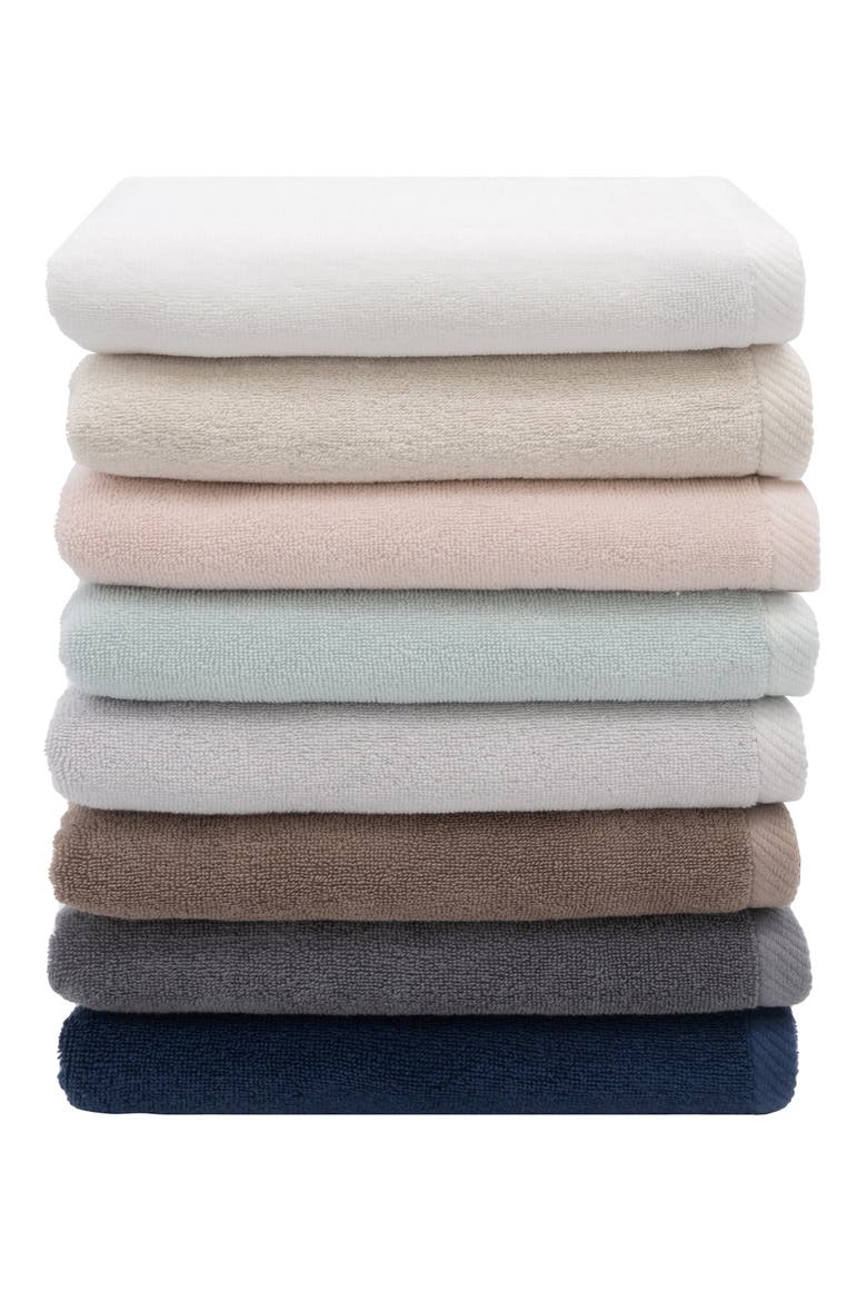 3-Pack Ediree Cotton Bath Towel Set, Alternate, color, CHARCOAL