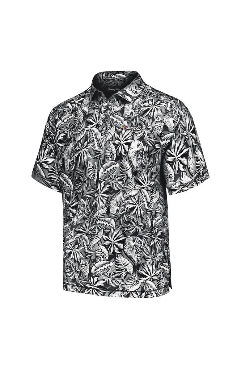 Tommy Bahama Men's Tommy Bahama Black NASCAR Sport Tropical Score IslandZone Polo, Alternate, color, Black