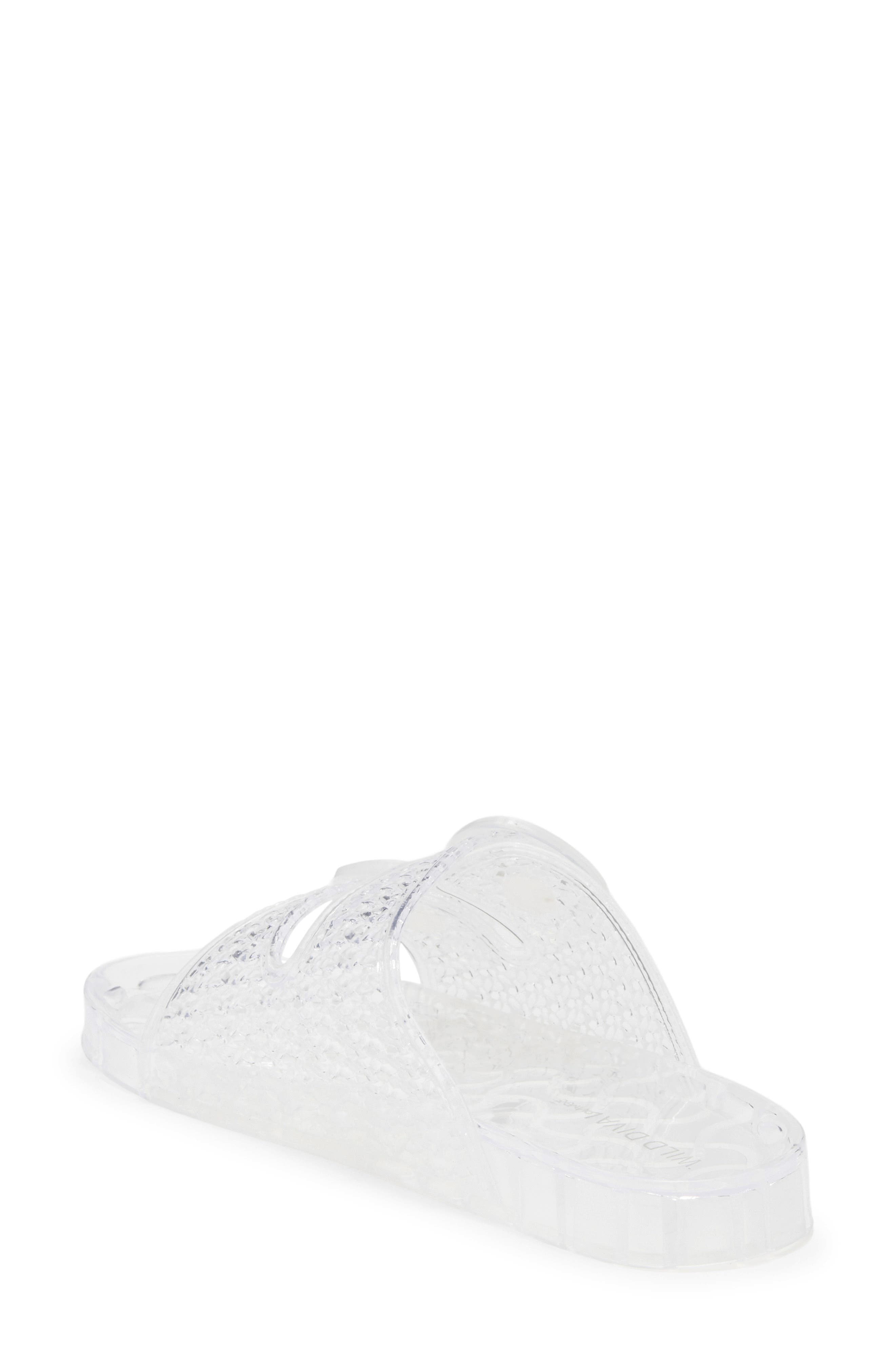 Amar Jelly Slide Sandal, Alternate, color, CLEAR