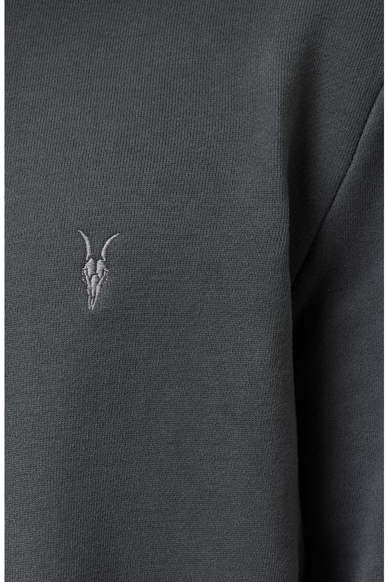 Raven Crewneck Sweatshirt, Alternate, color, CARTER GREY