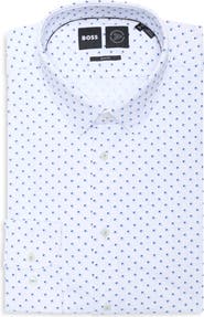 BOSS Hank Kent Slim Fit Stretch Performance Dress Shirt