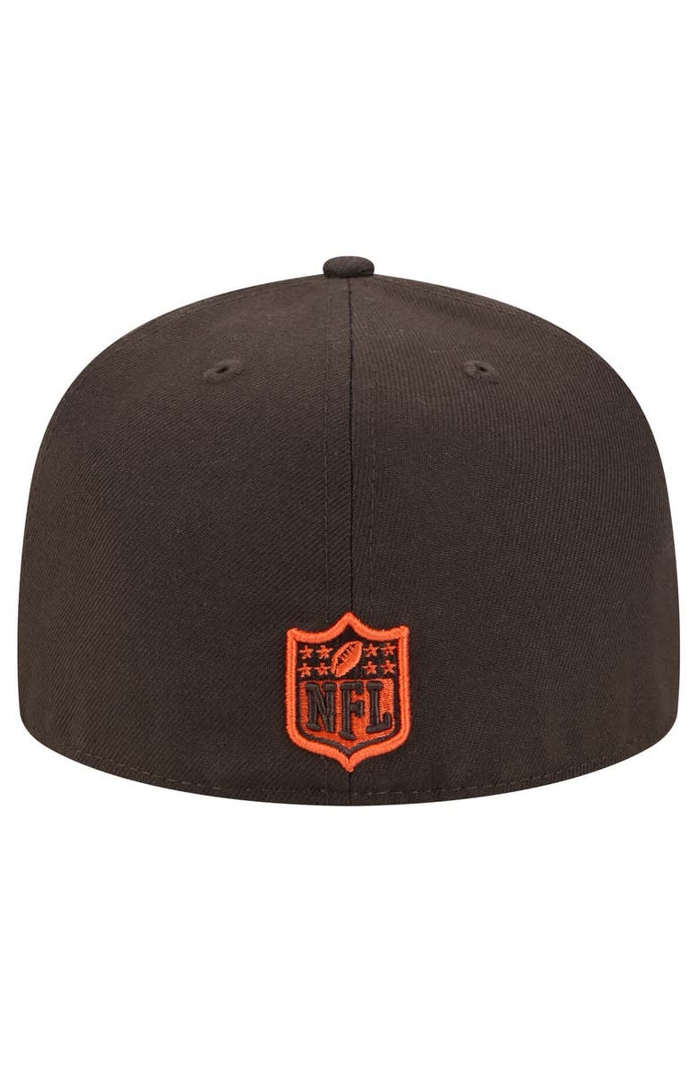 New Era Men's New Era Brown Cleveland Browns  Main 59FIFTY Fitted Hat, Alternate, color, Brown
