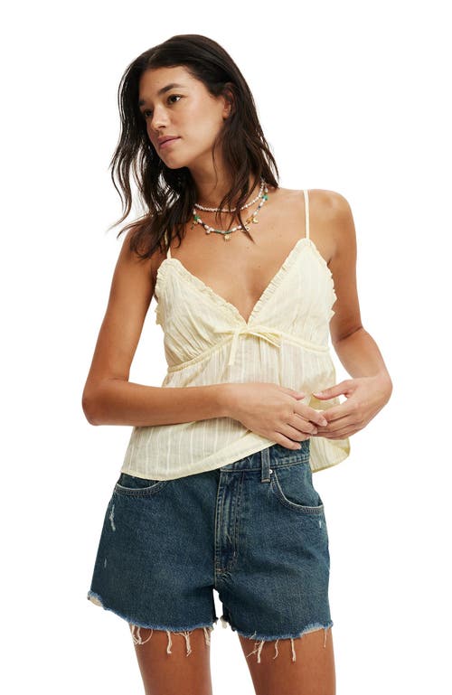 Cotton On Original Denim Short In Logans Blue Worn