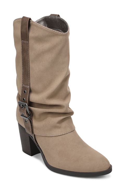 Carter Faux Leather Western Boot