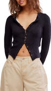 Free People It's On Rib Cardigan