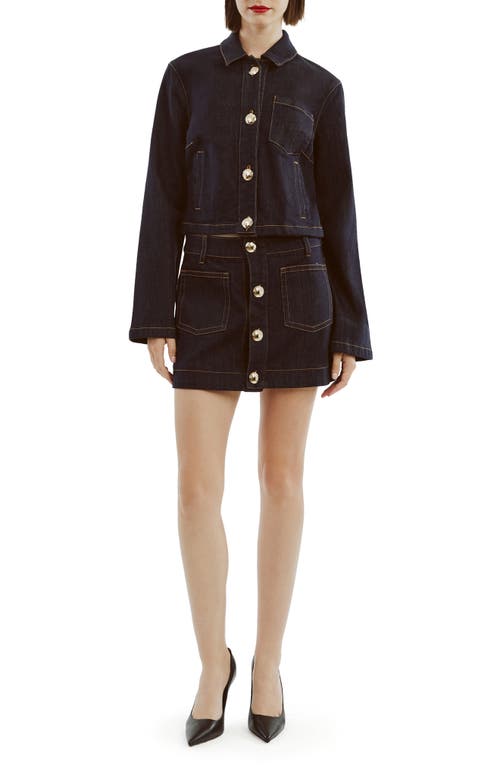 Bardot Lorenzo Denim Shirt In Black