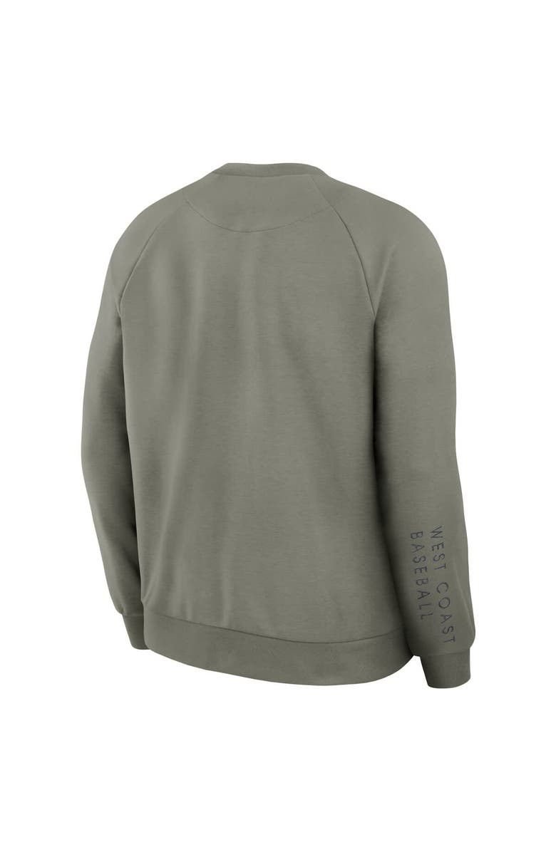 Nike Men's Nike Green Los Angeles Dodgers Statement Primary Raglan Dri-FIT Sweatshirt, Alternate, color, Green