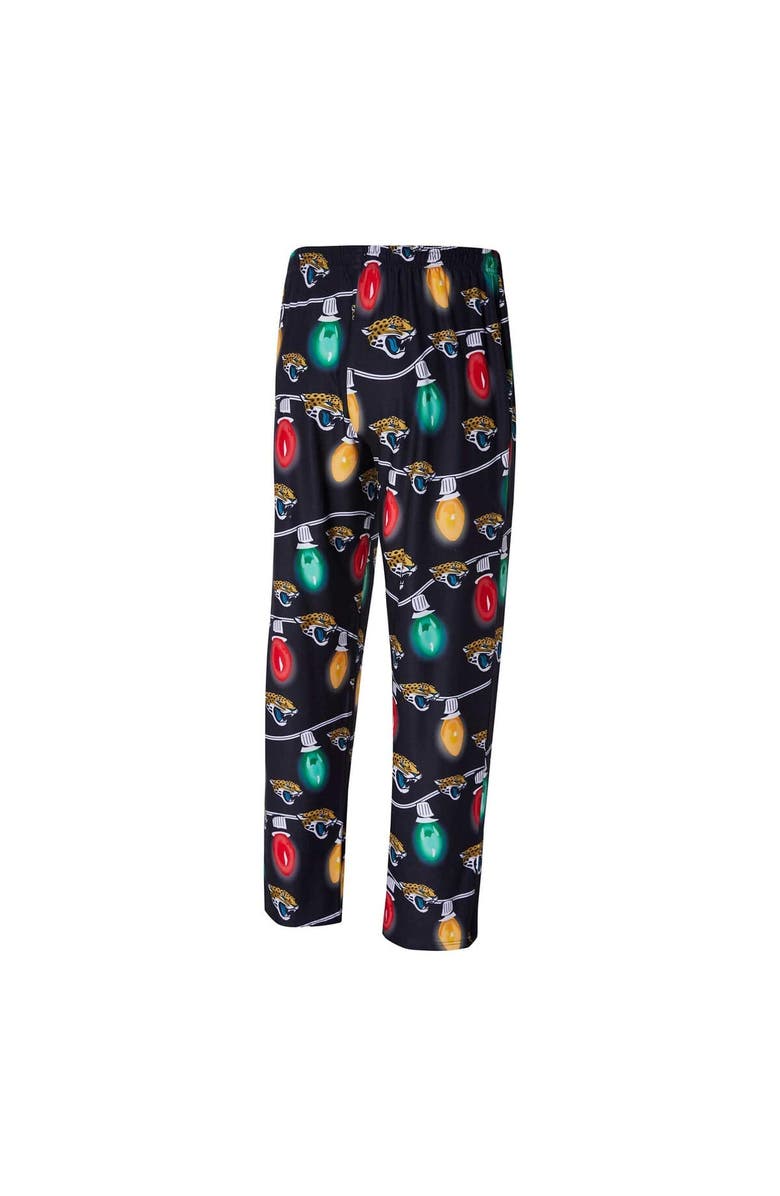 CONCEPTS SPORT Men's Concepts Sport  Black Jacksonville Jaguars Garland Knit Raglan Long Sleeve T-Shirt and Pants Set, Alternate, color, Black