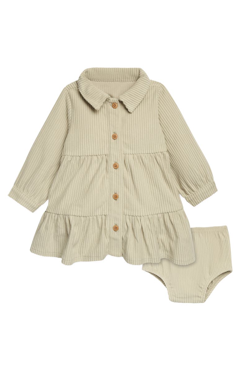 Modern Moments<sup>™</sup> by Gerber Dress & Diaper Cover Set, Main, color, Sage