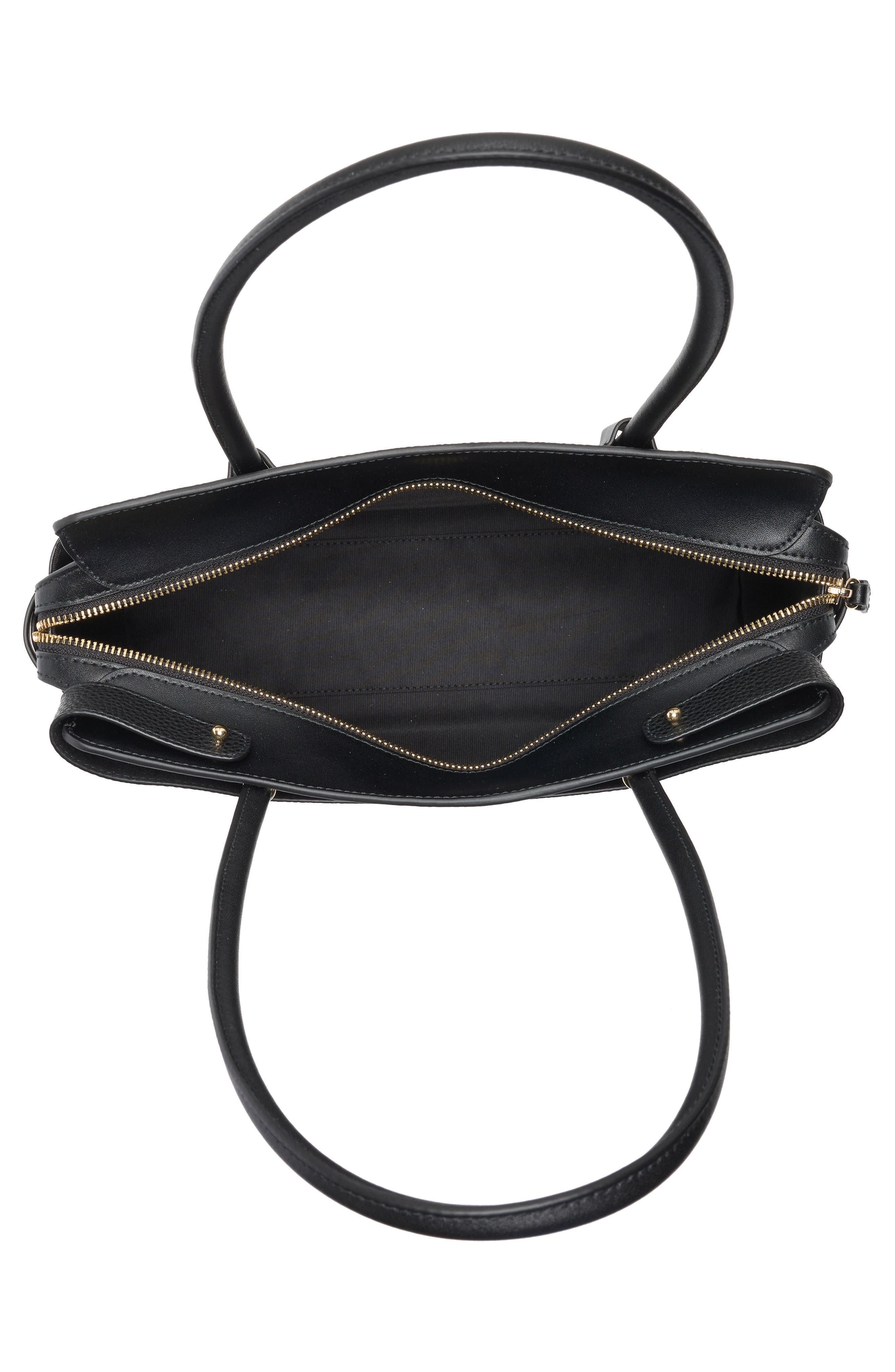 Furla Eris Small Tote Bag, Alternate, color, Nero