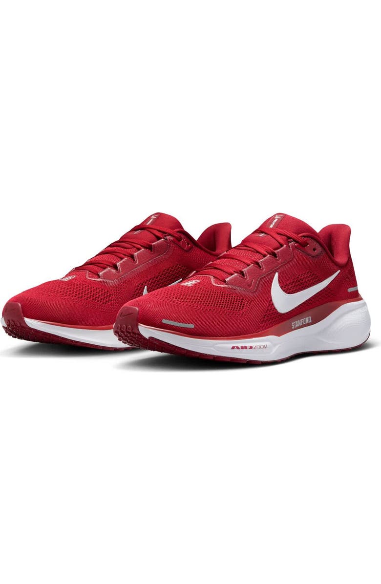 Nike Unisex Nike Cardinal Stanford Cardinal Zoom Pegasus 41 Running Shoes, Alternate, color,