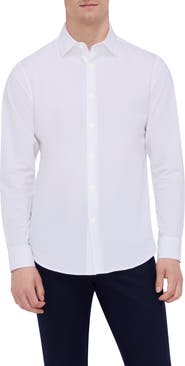 Bugatchi OoohCotton® Solid Button-Up Shirt